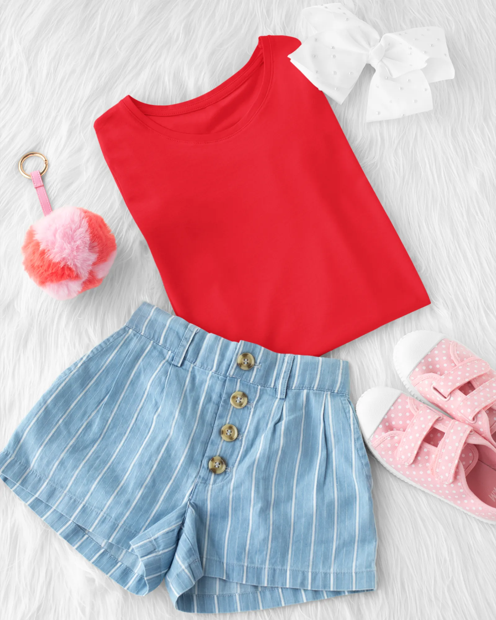 Kids/Girls Solid Tees H/S