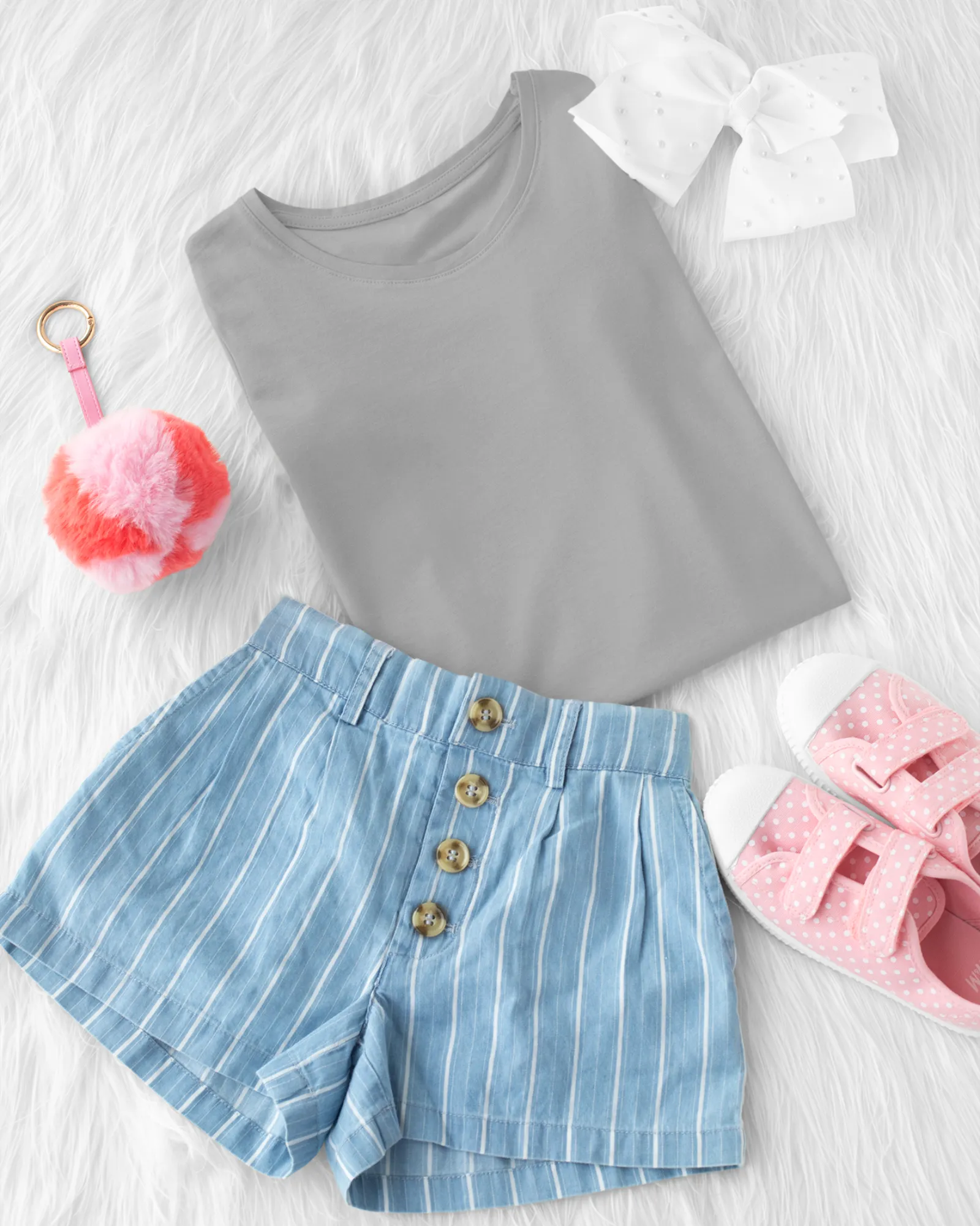 Kids/Girls Solid Tees H/S