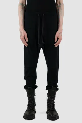 Low Crotch Cotton Sweatpants