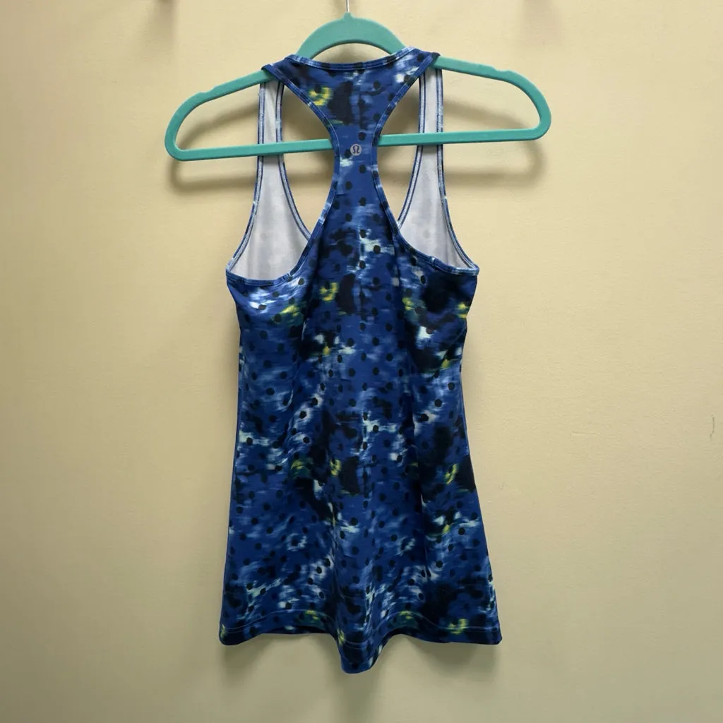 Lululemon Racerback Windy Blooms Tank Top - Size 4