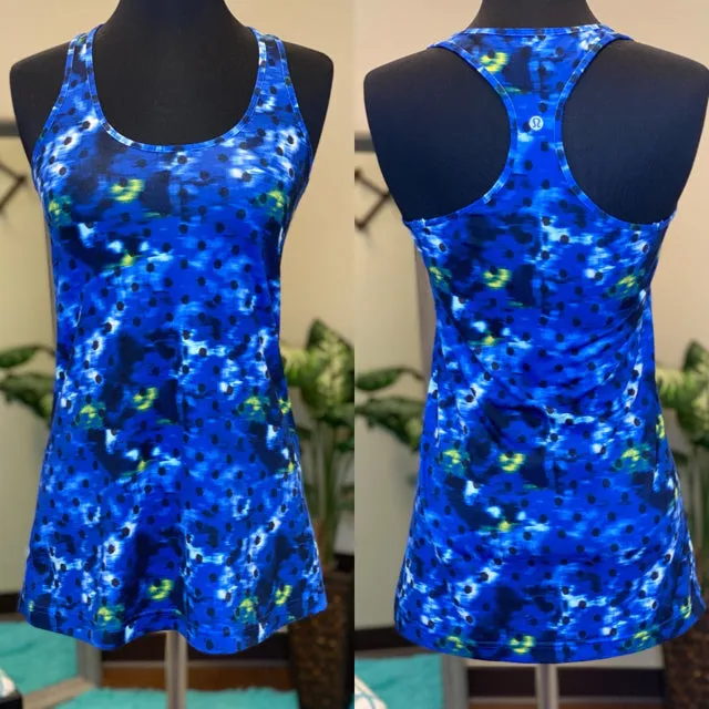 Lululemon Racerback Windy Blooms Tank Top - Size 4