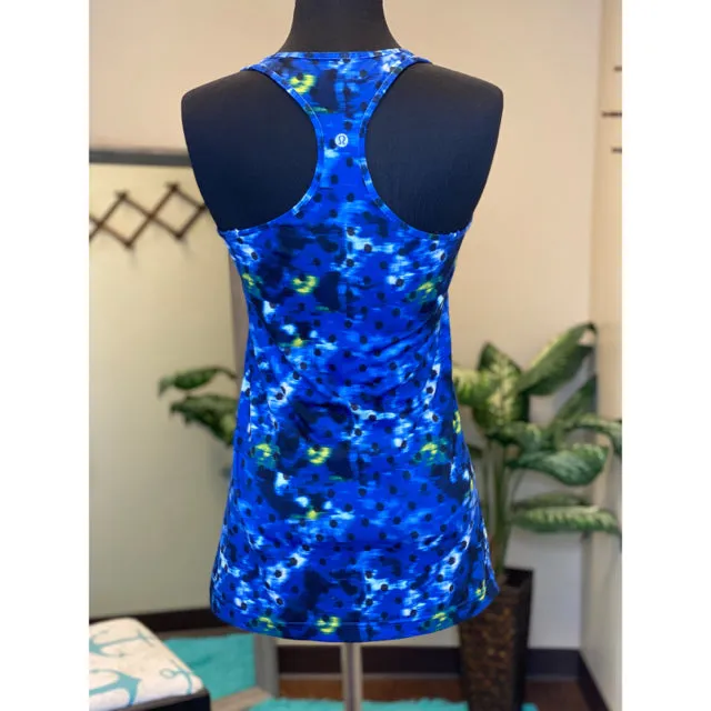 Lululemon Racerback Windy Blooms Tank Top - Size 4
