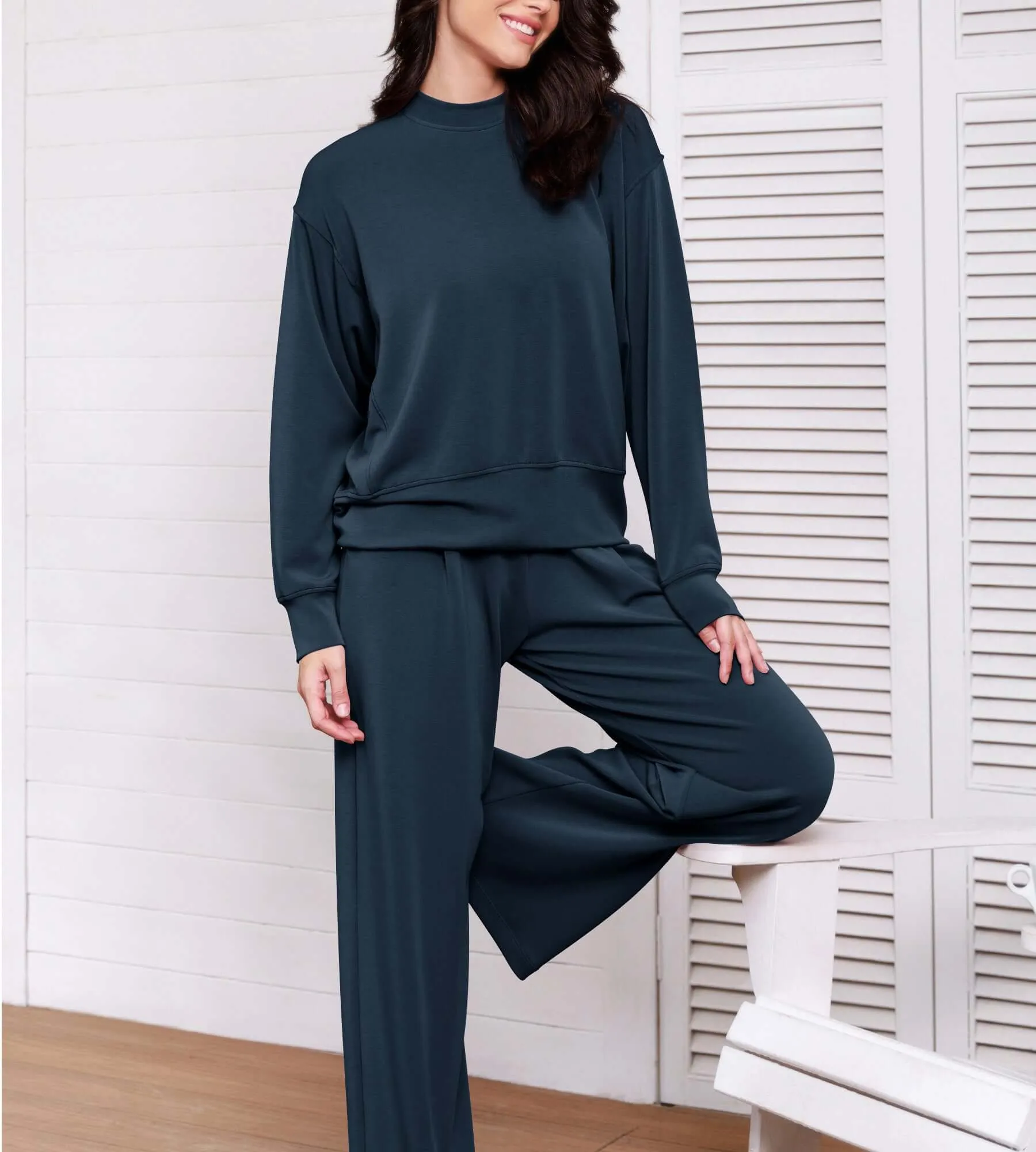 Modal Soft Long Sleeve Oversized Sweatshirts
