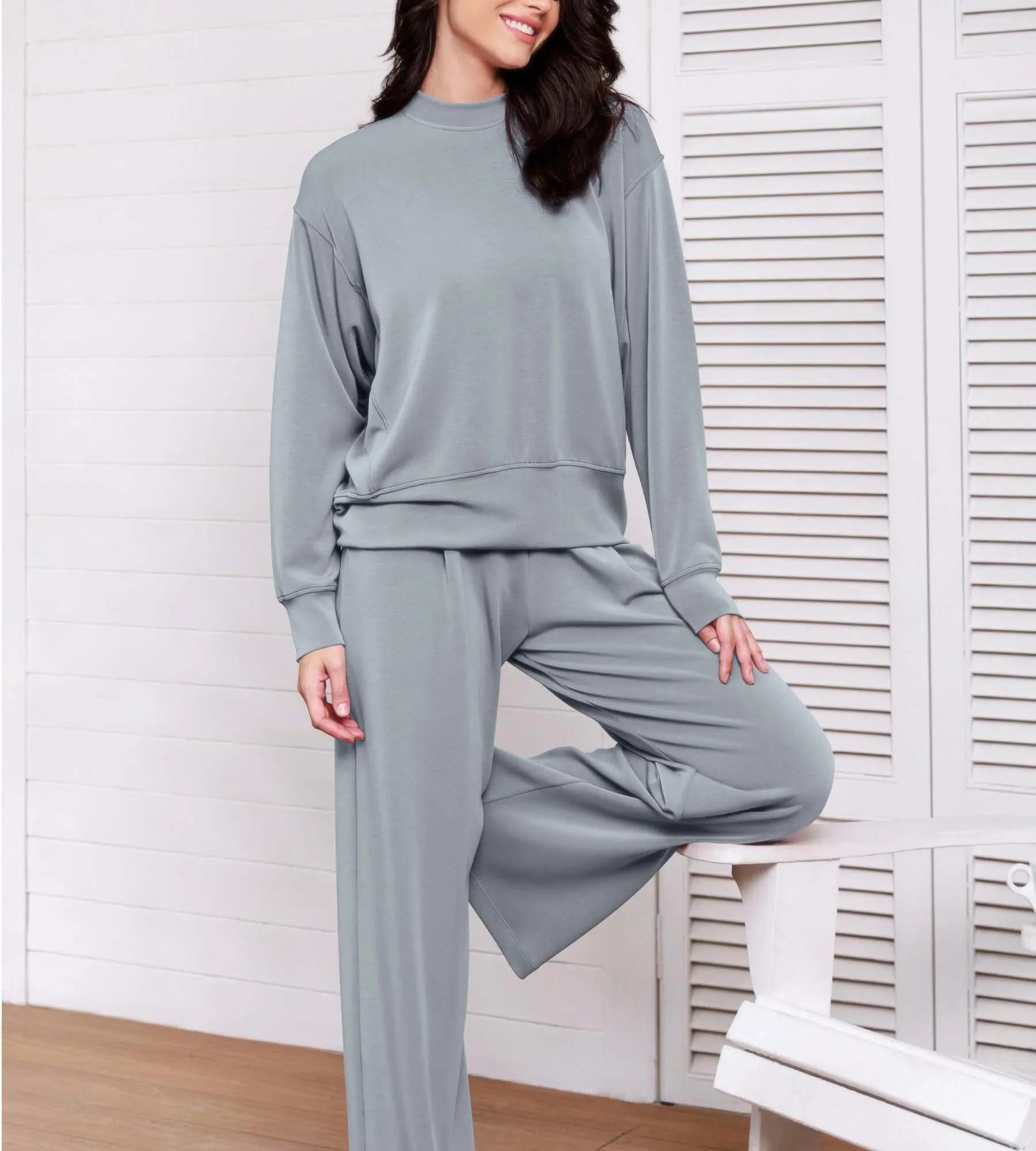 Modal Soft Long Sleeve Oversized Sweatshirts