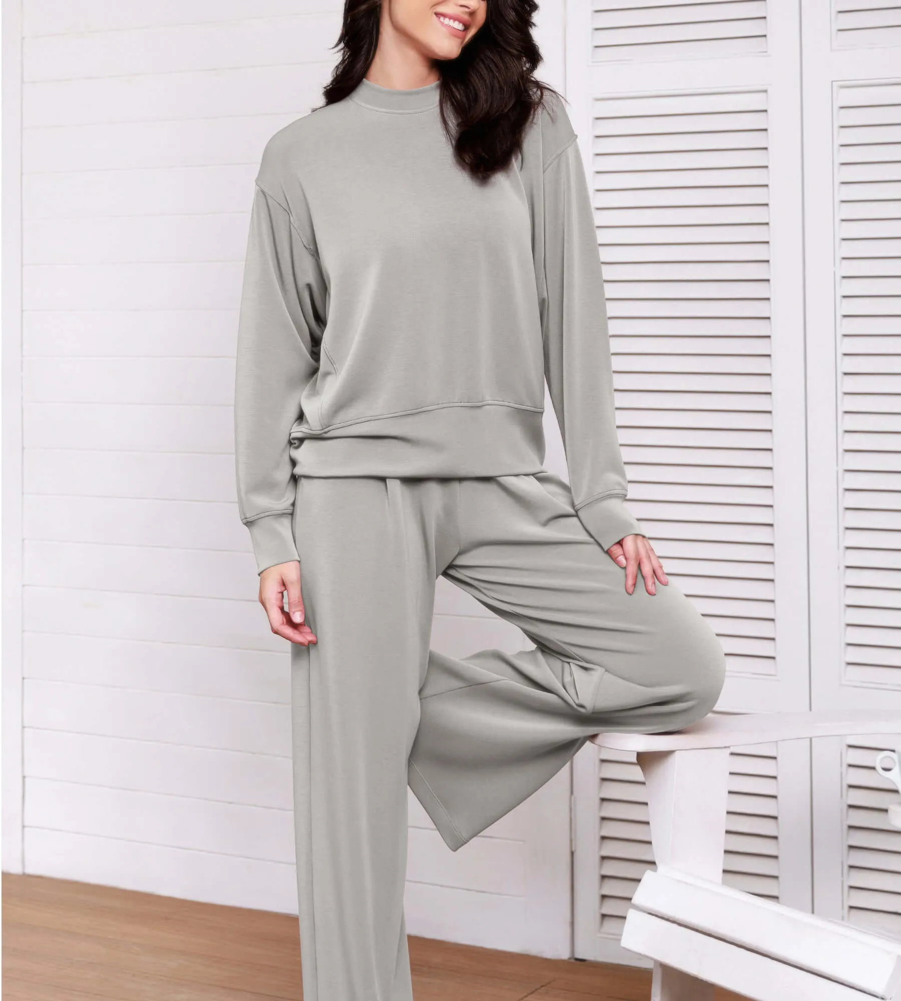 Modal Soft Long Sleeve Oversized Sweatshirts