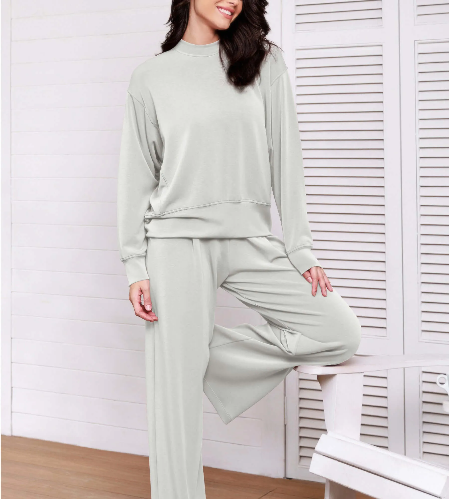 Modal Soft Long Sleeve Oversized Sweatshirts