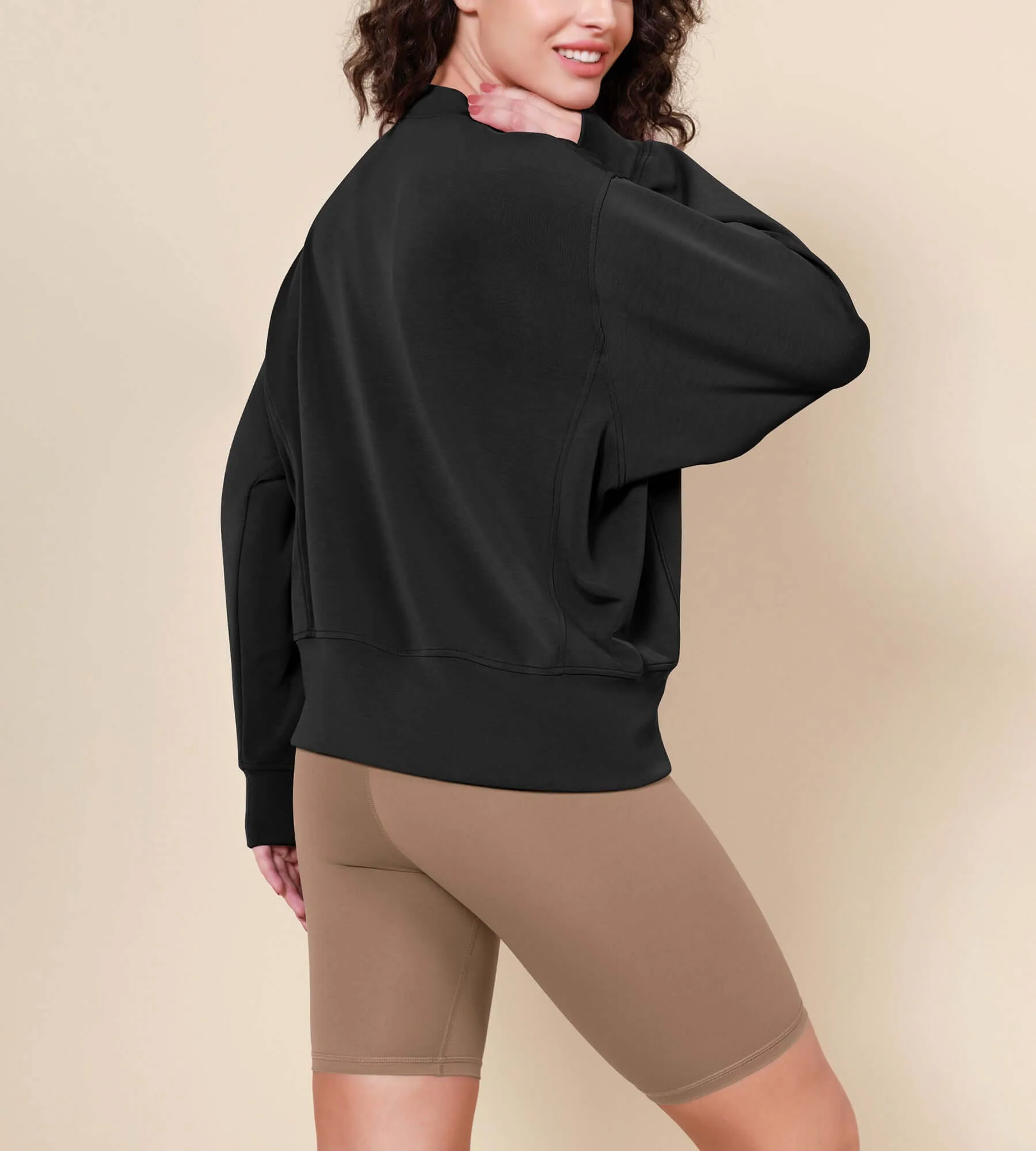 Modal Soft Long Sleeve Oversized Sweatshirts