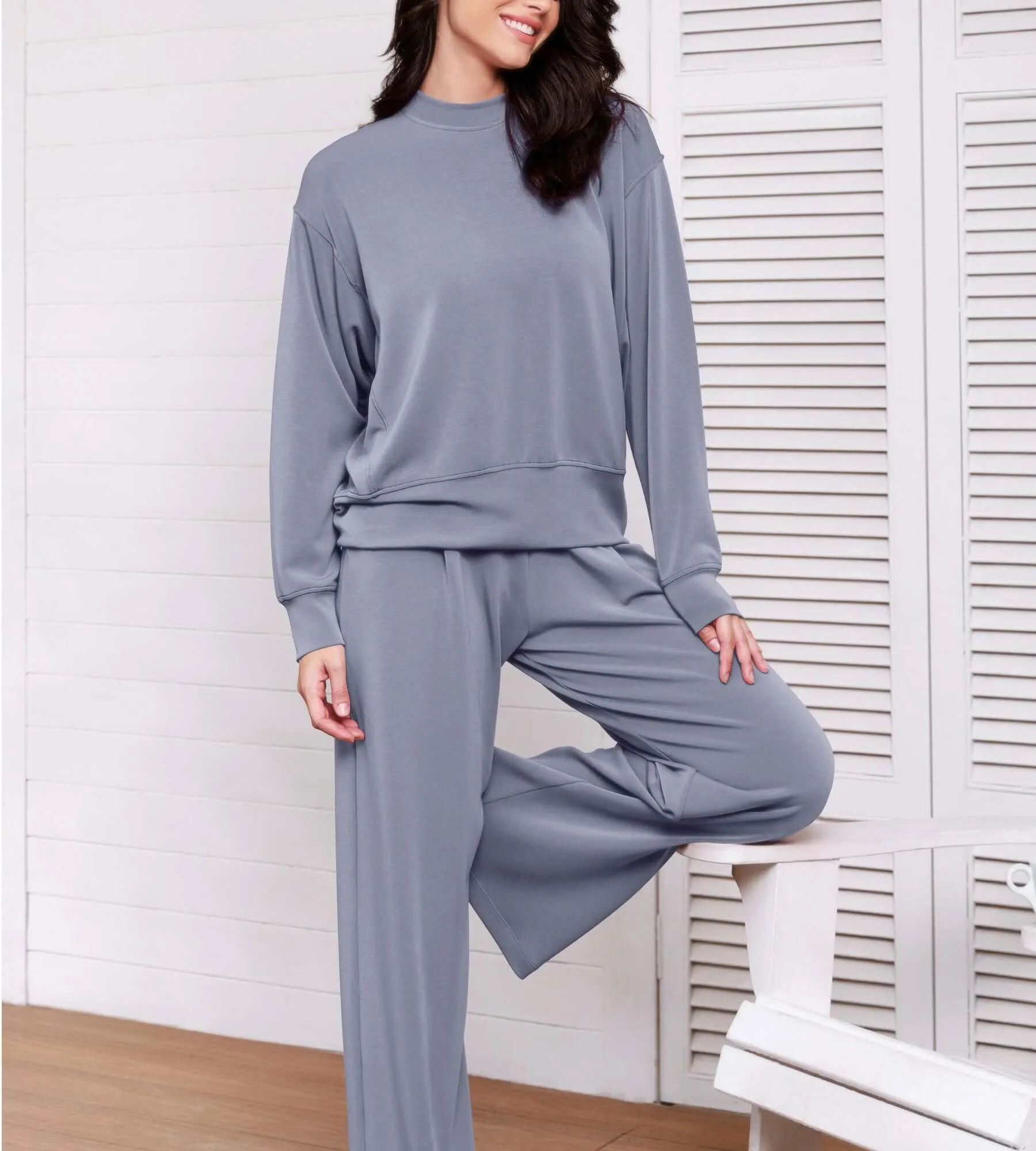 Modal Soft Long Sleeve Oversized Sweatshirts