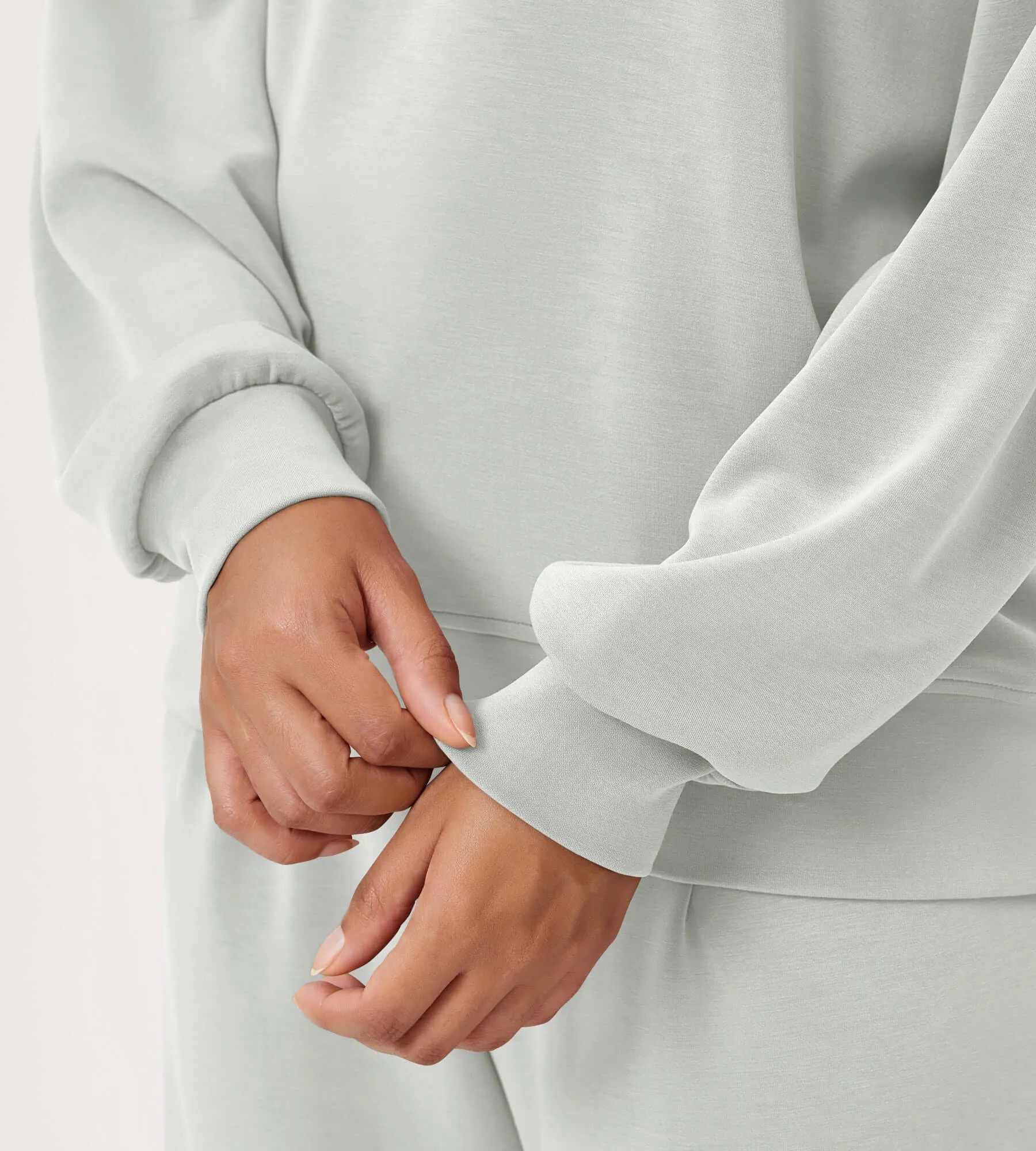 Modal Soft Oversized Crew Neck Sweatshirts