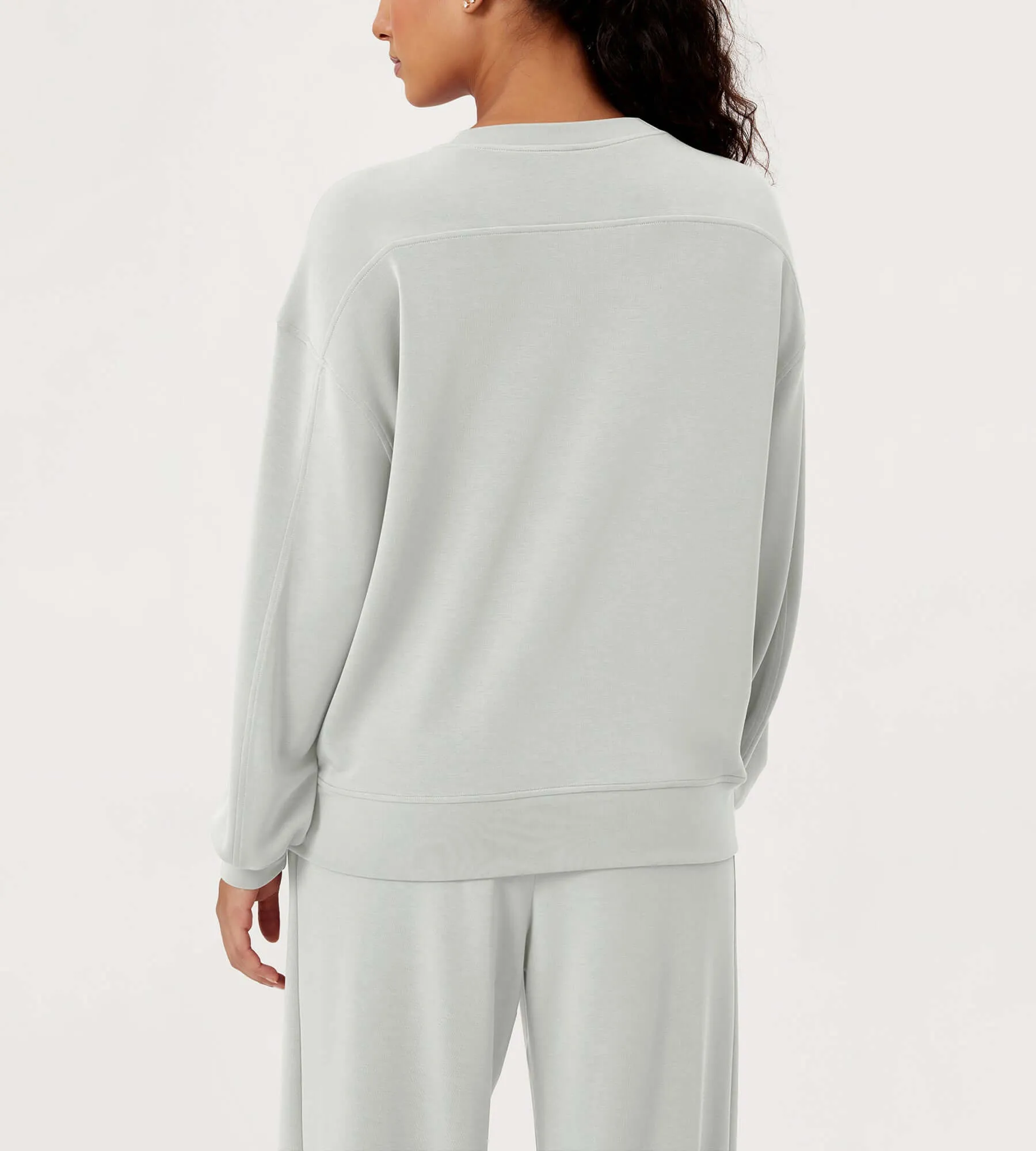 Modal Soft Oversized Crew Neck Sweatshirts