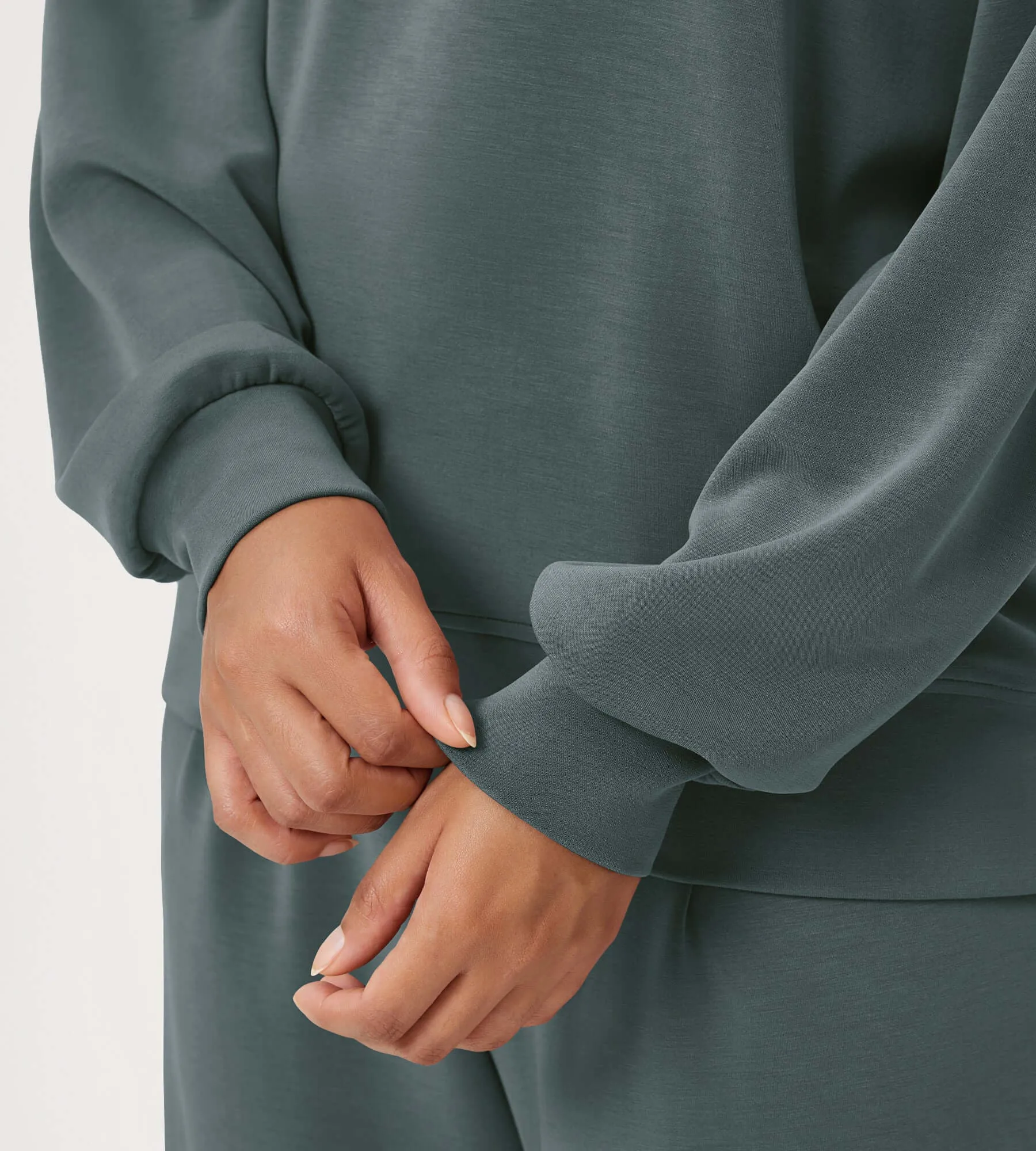 Modal Soft Oversized Crew Neck Sweatshirts