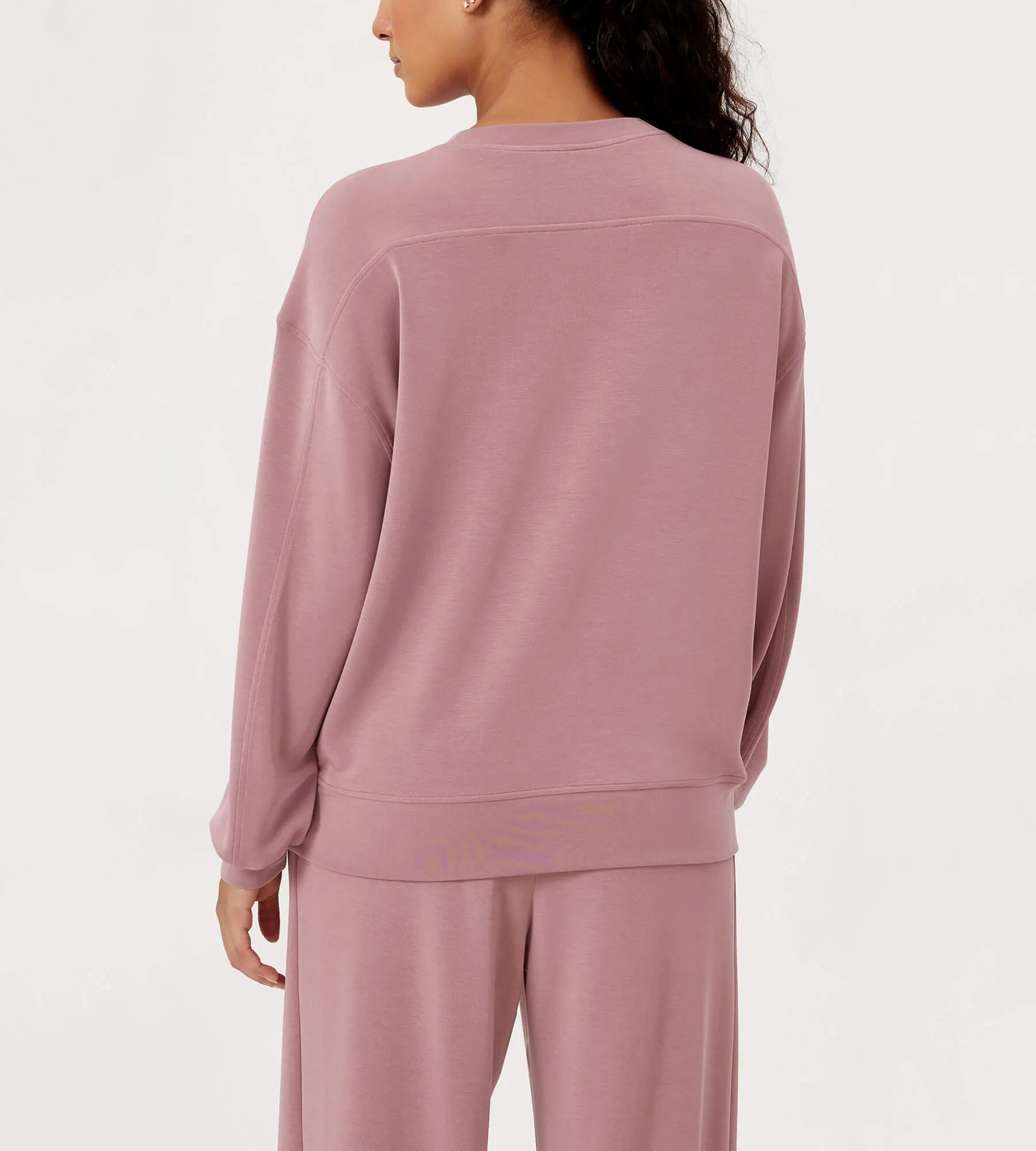 Modal Soft Oversized Crew Neck Sweatshirts