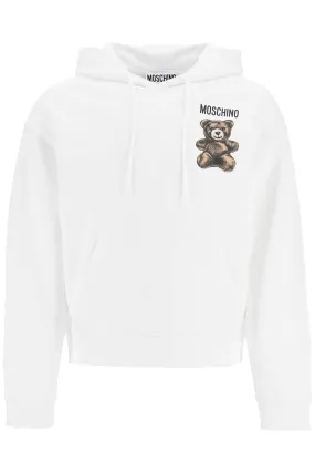 moschino teddy bear hooded sweat V1703 0228 MULTI WHITE