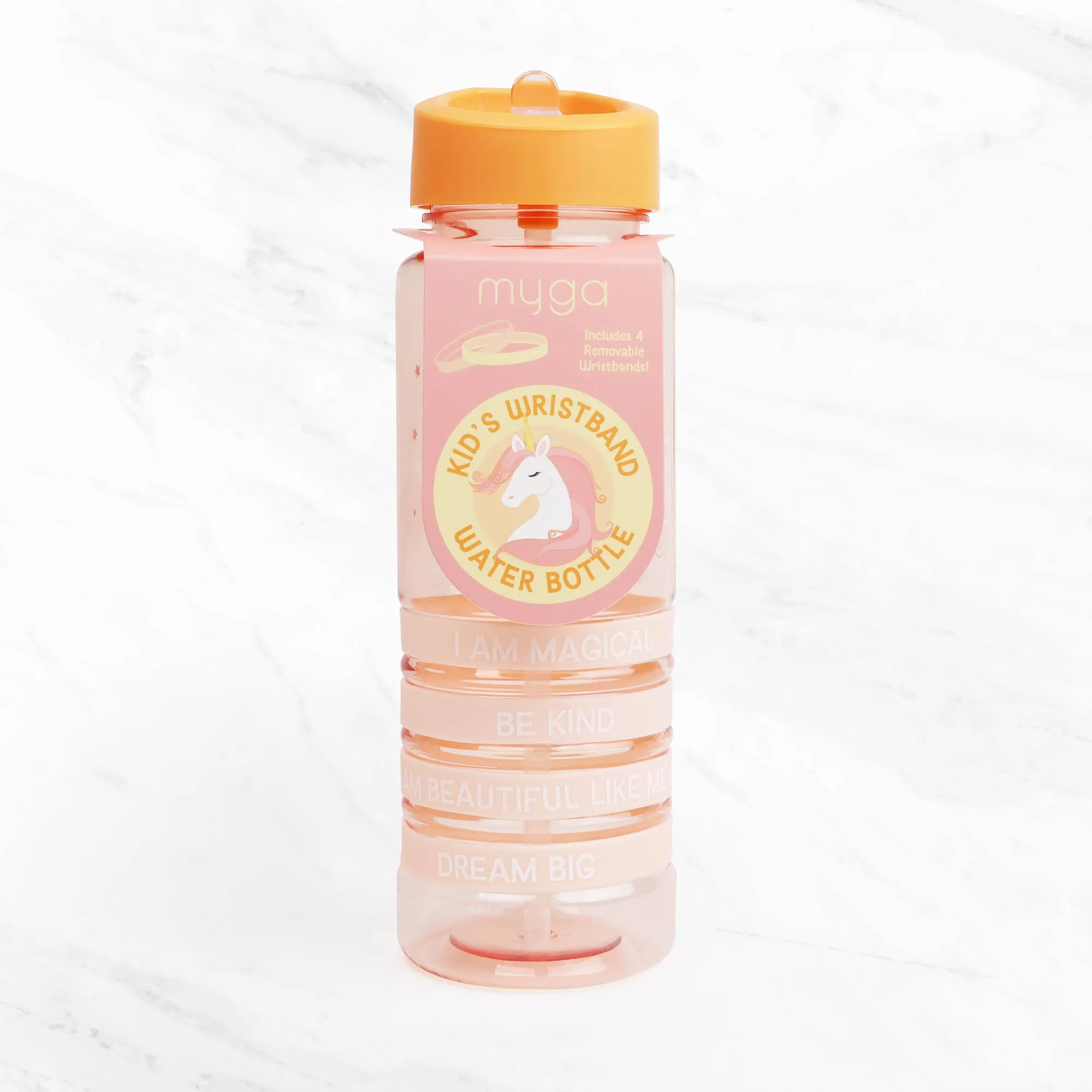 Myga - Kids Unicorn Positivity Band Water Bottles