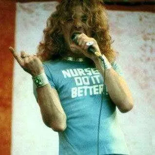 Nurses Do It Better T-Shirt As Worn By Robert Plant