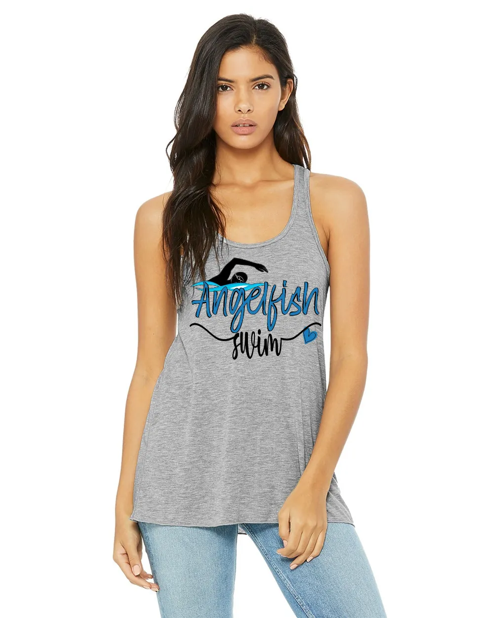 Ogemaw Angelfish Swim Scripty Heart Tank Options