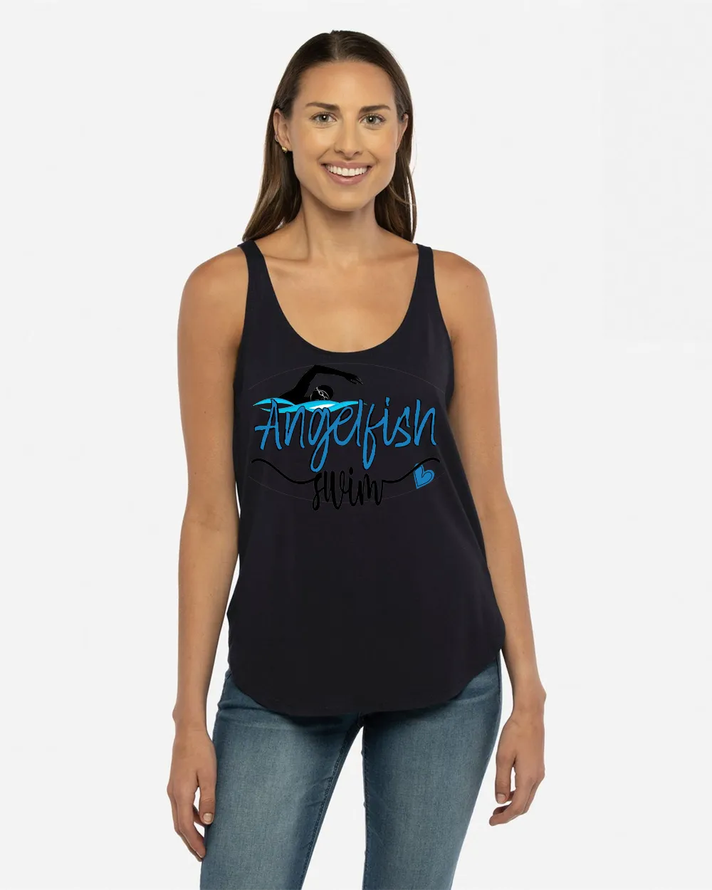 Ogemaw Angelfish Swim Scripty Heart Tank Options