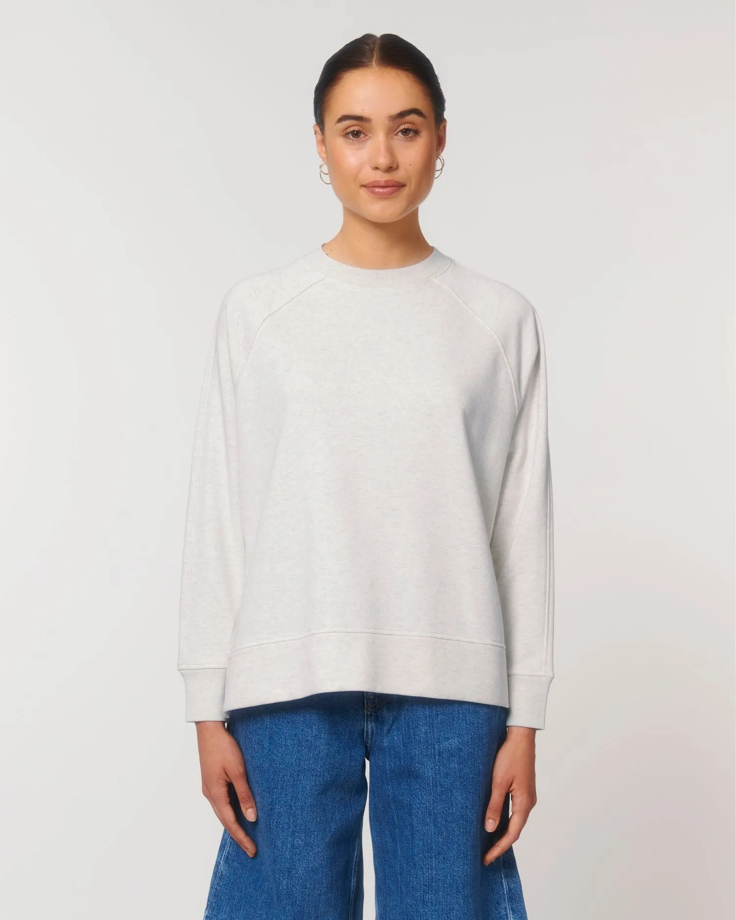 Organic Oversized Women's Crew Neck Sweatshirt - 300 g/m² | Stella Wilder STSW872