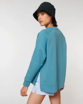 Organic Oversized Women's Crew Neck Sweatshirt - 300 g/m² | Stella Wilder STSW872