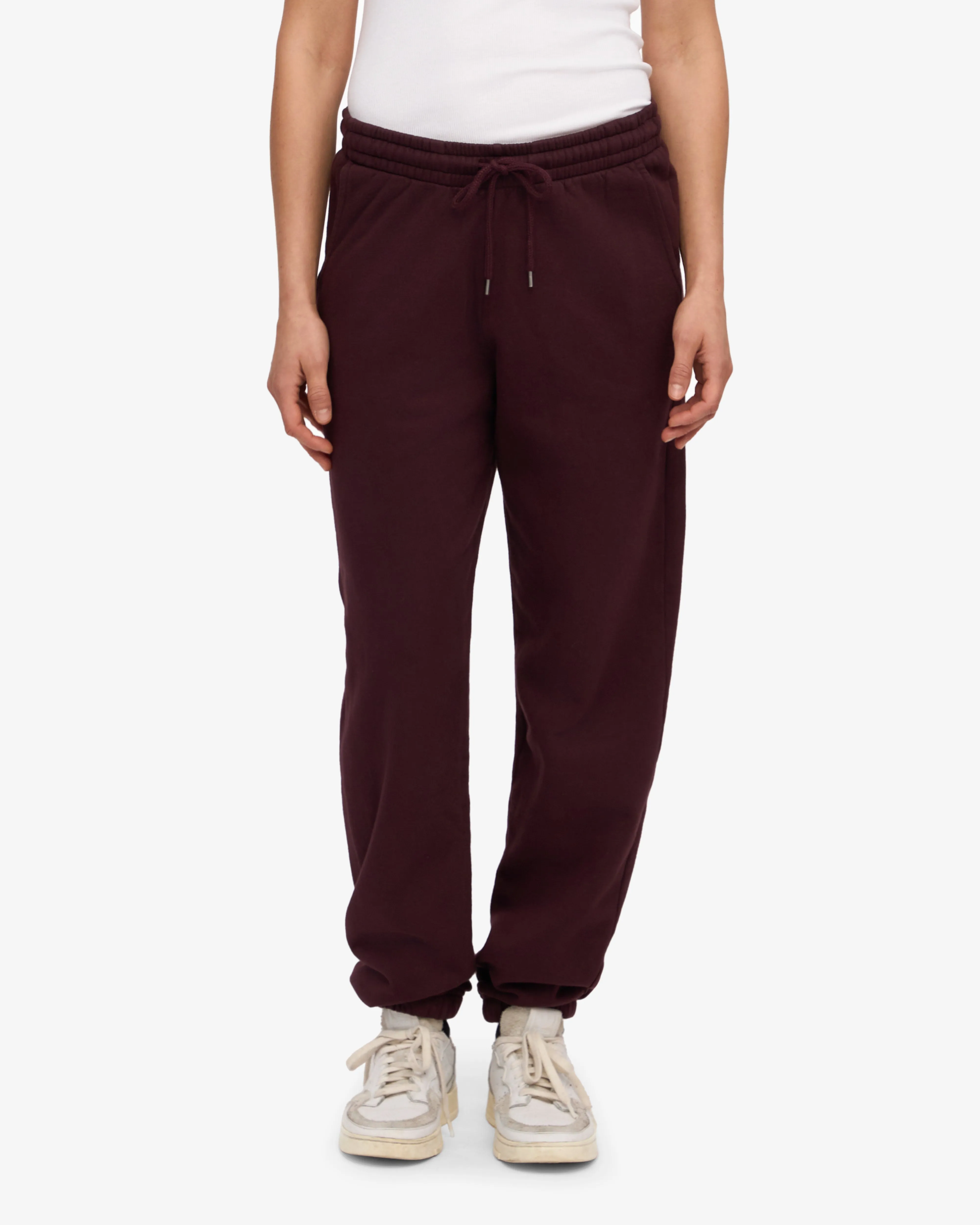 Organic Sweatpants - Oxblood Red