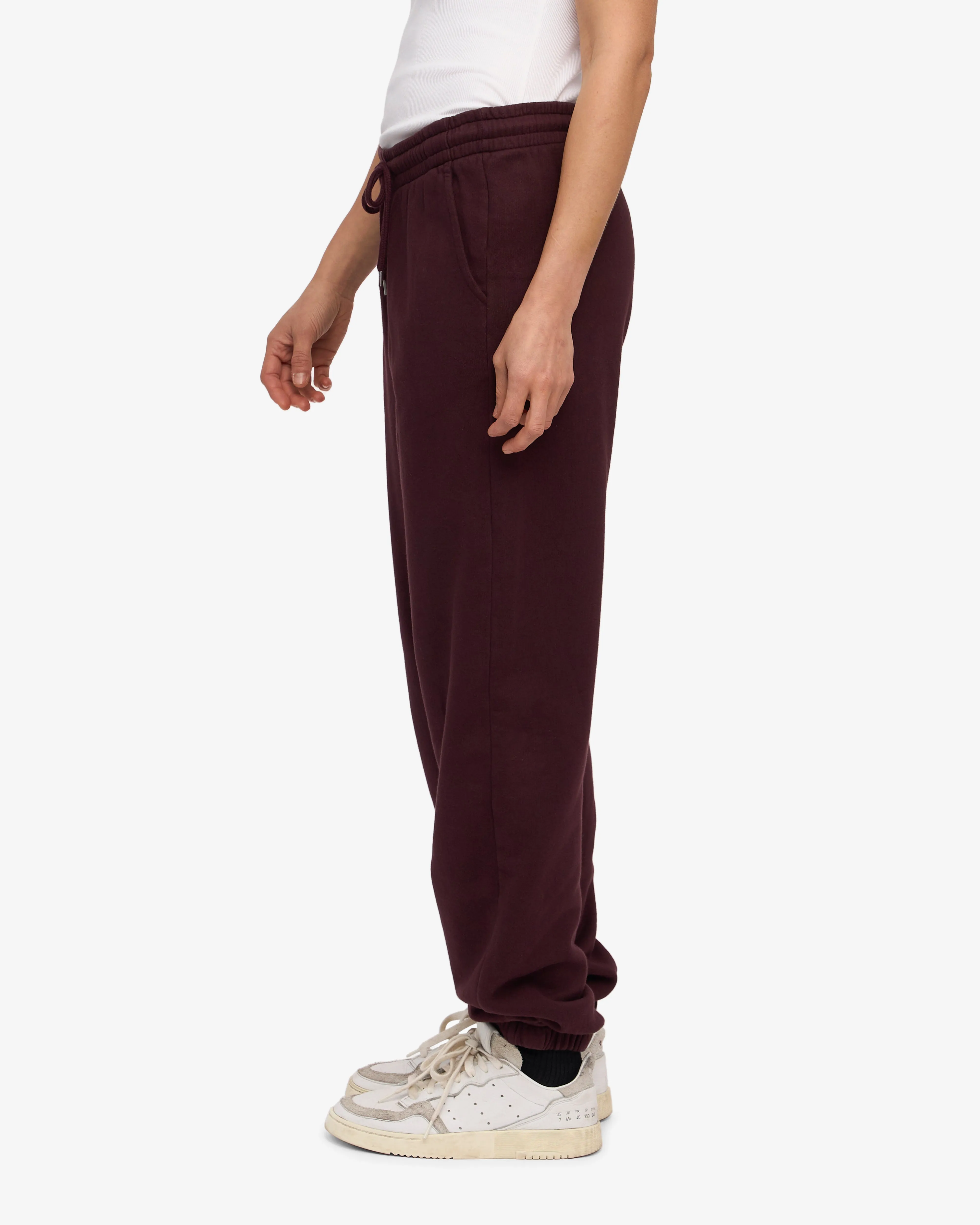 Organic Sweatpants - Oxblood Red