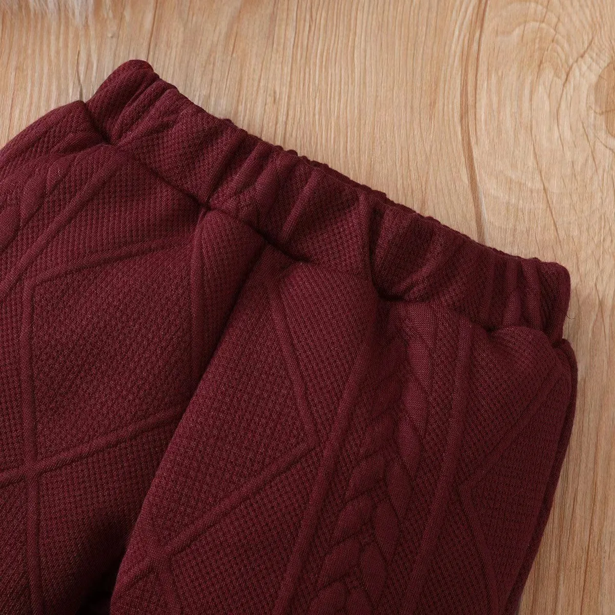 Patterned Hoodie and Sweatpants Set