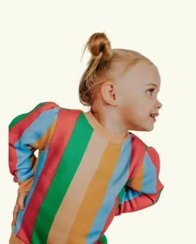 Power Puff Sweatshirt, Carnival Stripe