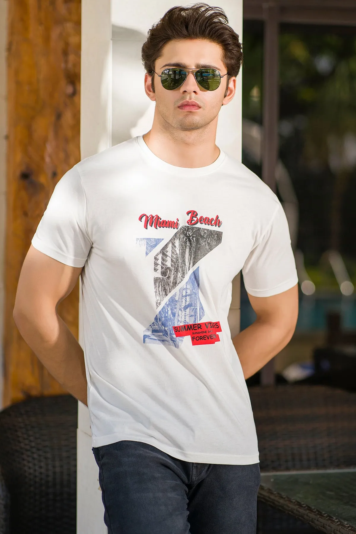 "NAHAL" Crew Neck Summer T-Shirt