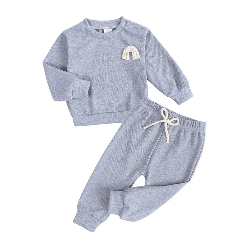 Rainbow Sweatshirt & Sweatpants Set