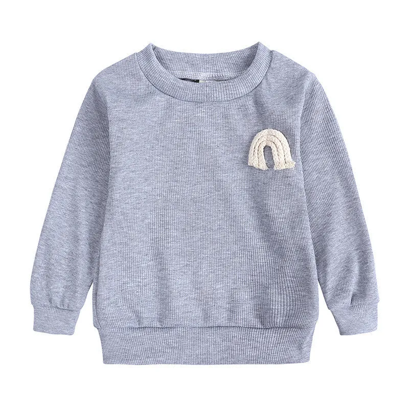 Rainbow Sweatshirt & Sweatpants Set