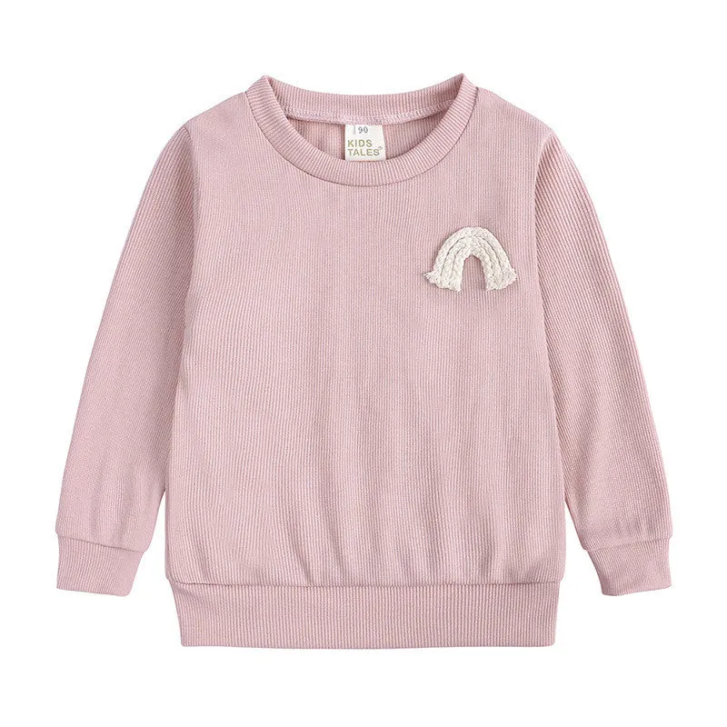 Rainbow Sweatshirt & Sweatpants Set