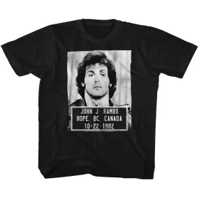 Rambo Mugshot Toddler T-Shirt