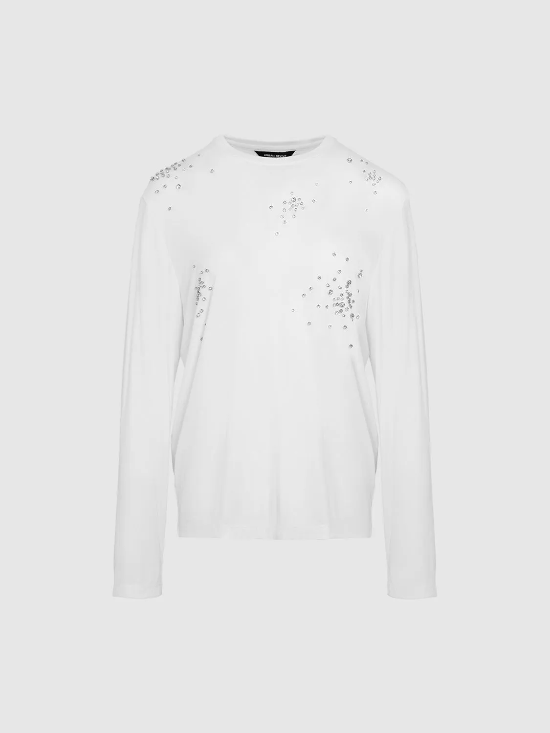Rhinestone Loose T-Shirts