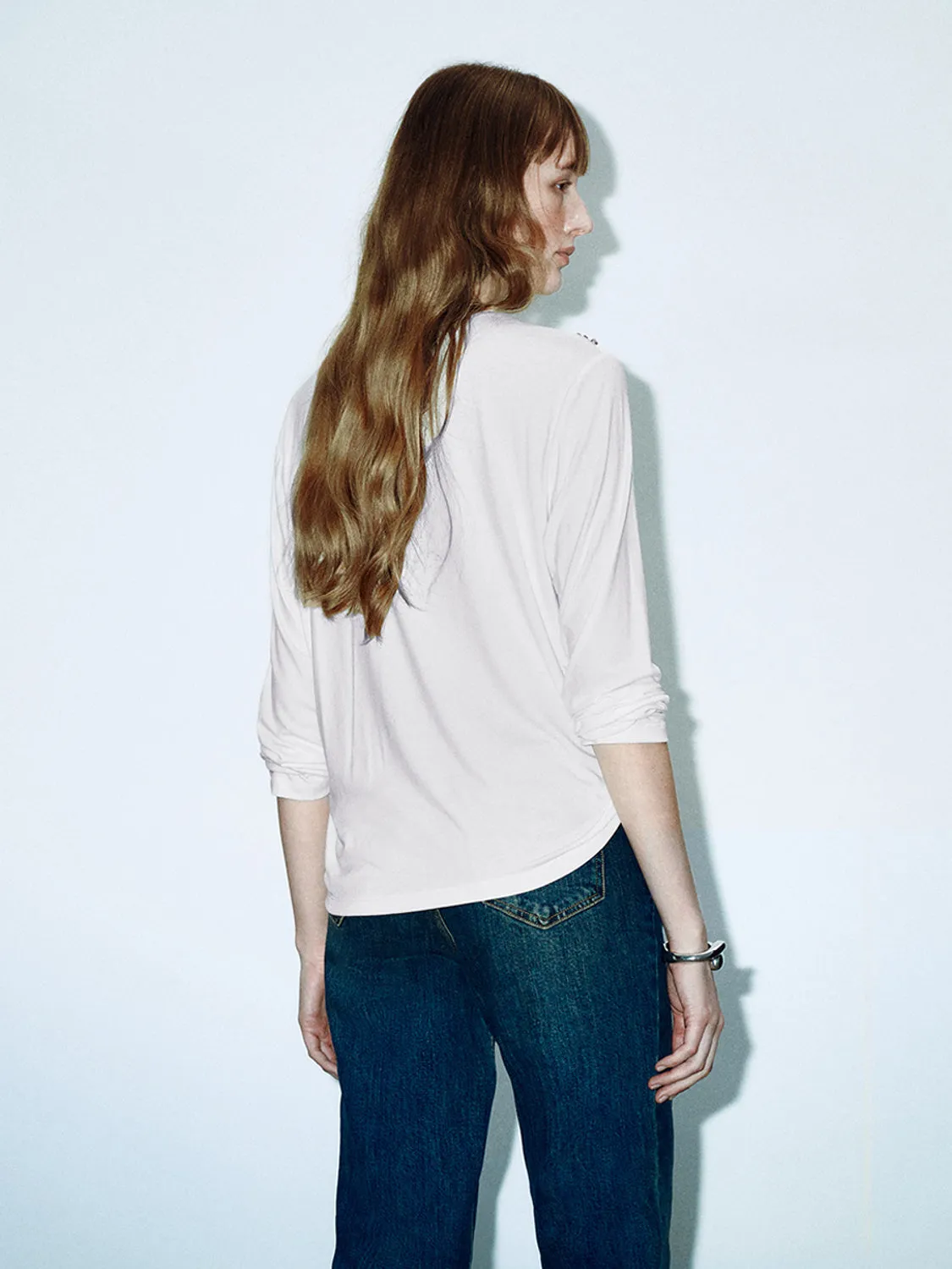 Rhinestone Loose T-Shirts