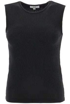 'ribbed binx tank A7292 3048 BLACK