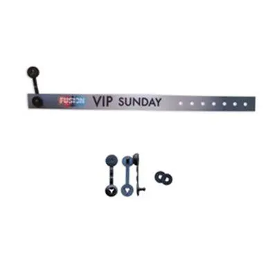 Satin Wristbands with Plastic Clip
