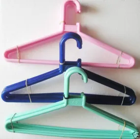 shahji creation 12 Pcs Melanium Hangers,Pant,Shirt,Dress,Skirt,Top,Trouser Garments (Multi Color)