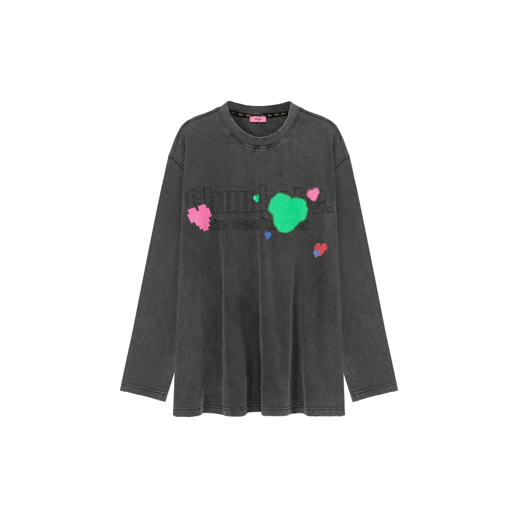 Size Doesnt Matter Heart Loose T-Shirt
