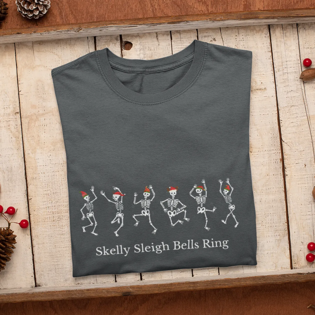 Skelly Sleigh Bells Ring Christmas Shirt, Christmas Shirt, Christmas Gift, Christmas Sweatshirt, Christmas gift for family, Holiday Shirt