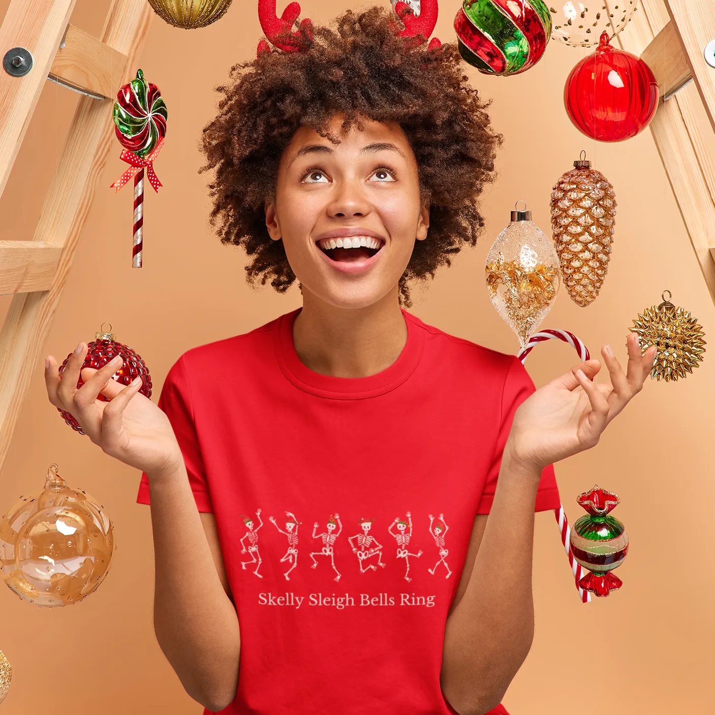 Skelly Sleigh Bells Ring Christmas Shirt, Christmas Shirt, Christmas Gift, Christmas Sweatshirt, Christmas gift for family, Holiday Shirt