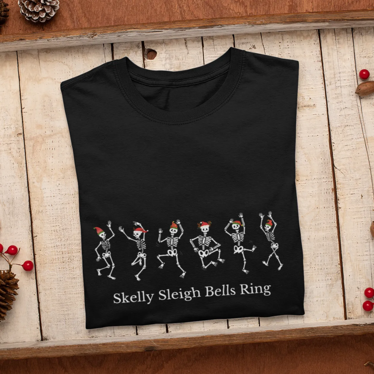 Skelly Sleigh Bells Ring Christmas Shirt, Christmas Shirt, Christmas Gift, Christmas Sweatshirt, Christmas gift for family, Holiday Shirt