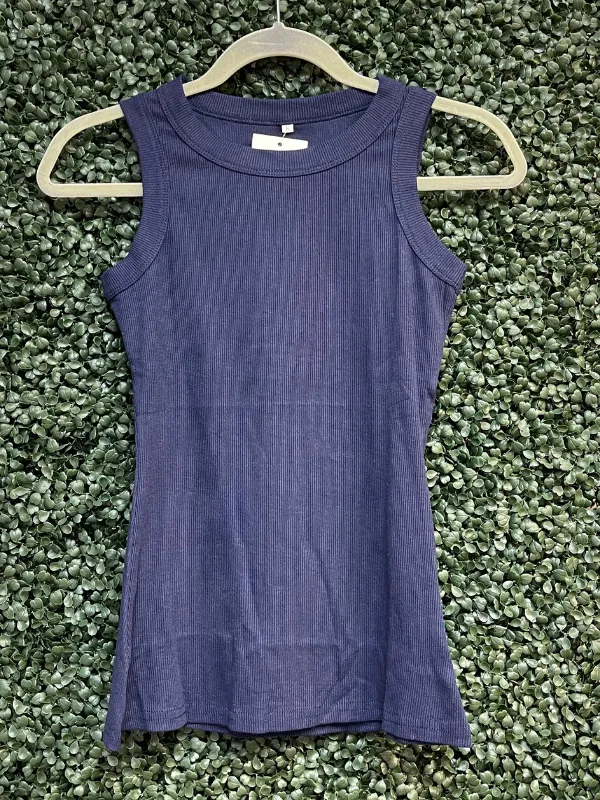 Sleeveless Basic Cami Tank Tops