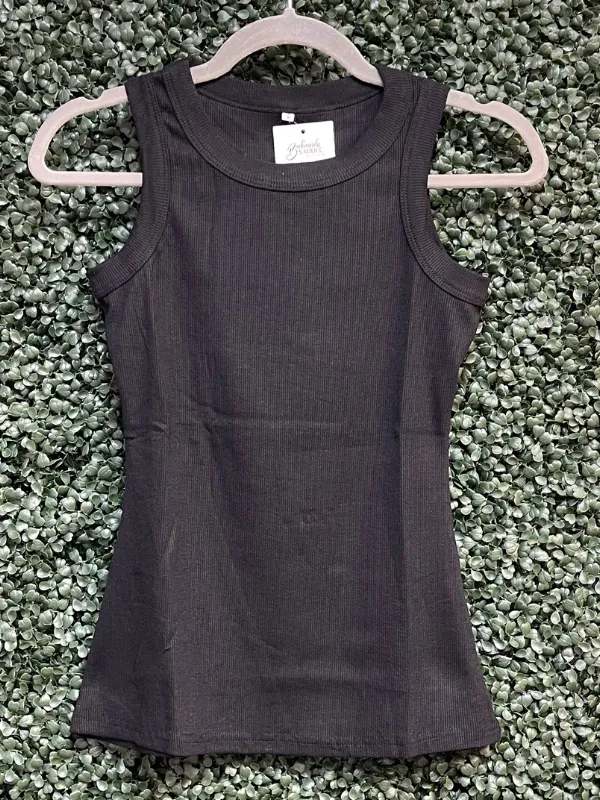 Sleeveless Basic Cami Tank Tops
