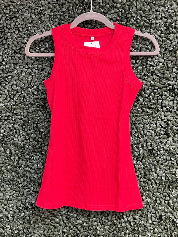 Sleeveless Basic Cami Tank Tops