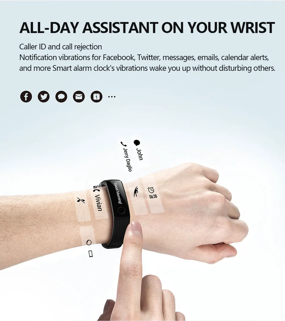 Smart Wristband Swimming Waterproof Fitness Tracker