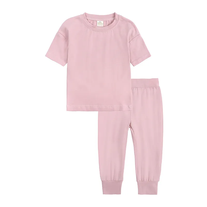 Solid Color Shirt & Pants Set