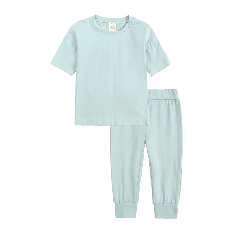 Solid Color Shirt & Pants Set