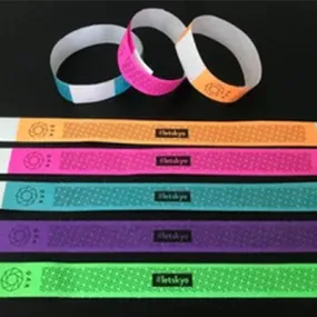 Solid Colored TYVEK Wristbands