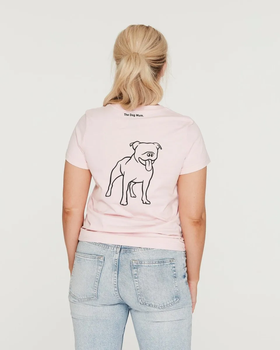 Staffy Mum Illustration: Classic T-Shirt