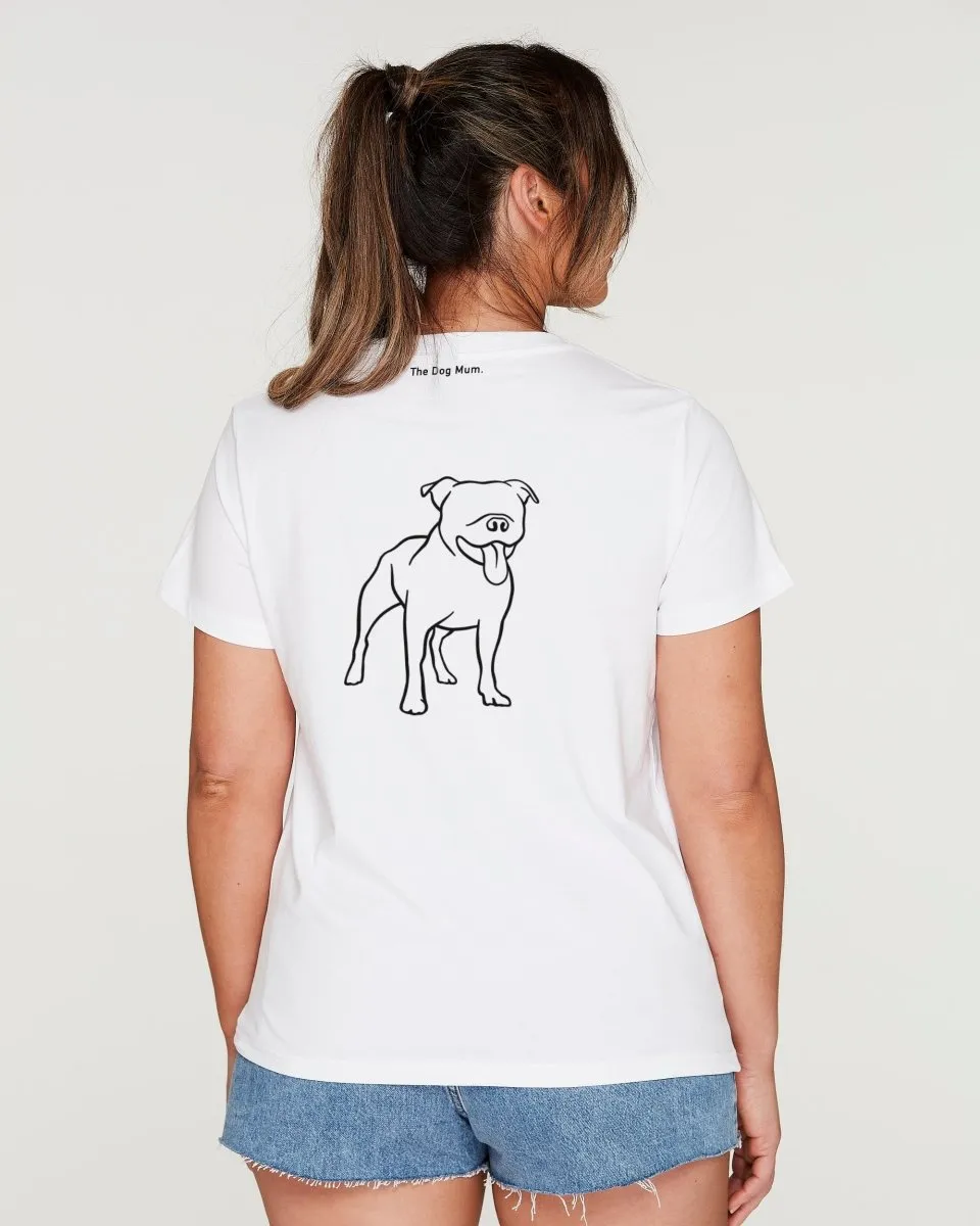 Staffy Mum Illustration: Classic T-Shirt